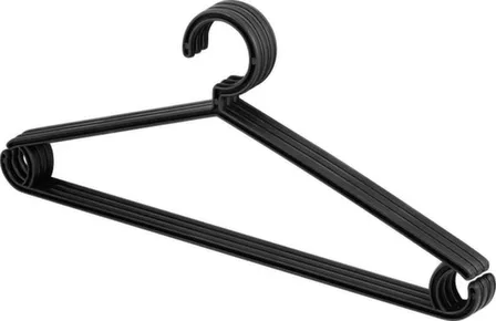 Купить Вешалки для легкой одежды OEKO 3 шт. черный в интернет-магазине Akvilon.kz