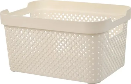Купить Корзина для хранения Stockholm, 5 л молочный туман, Plast Team в интернет-магазине Akvilon.kz