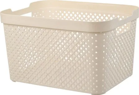 Купить Корзина для хранения Stockholm, 15 л молочный туман, Plast Team в интернет-магазине Akvilon.kz
