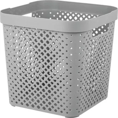 Купить Корзина для хранения Stockholm, 20 л серый шторм, Plast Team в интернет-магазине Akvilon.kz