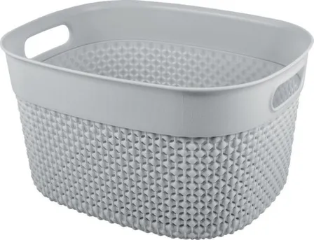 Купить Корзина для хранения Oslo 6л серый шторм, Plast Team в интернет-магазине Akvilon.kz