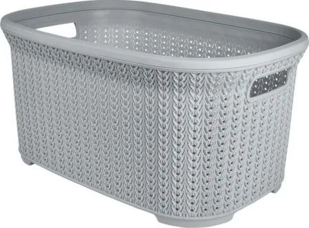 Купить Корзина для хранения Melange 35л серый шторм, Plast Team в интернет-магазине Akvilon.kz