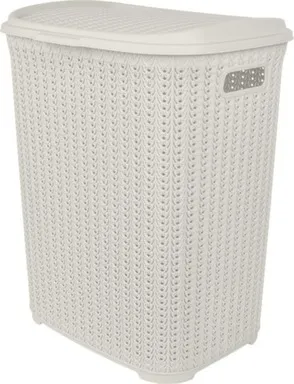 Купить Корзина для белья Melange 65л молочный туман, Plast Team в интернет-магазине Akvilon.kz