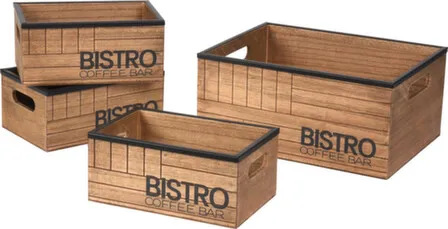 Купить Коробки для хранения, 4 шт: 29x22x13,5 см - 1 шт, 20x13x8,5 см - 3 шт, Koopman в интернет-магазине Akvilon.kz