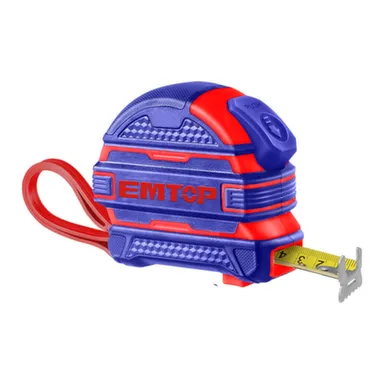 Купить Рулетка 5м/19мм, с автостопом, EMTOP в интернет-магазине Akvilon.kz