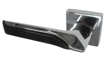 Купить Ручка дверная AM407 CP/MBK Strong в интернет-магазине Akvilon.kz Купить Ручка дверная AM407 CP/MBK Strong в интернет-магазине Akvilon.kz