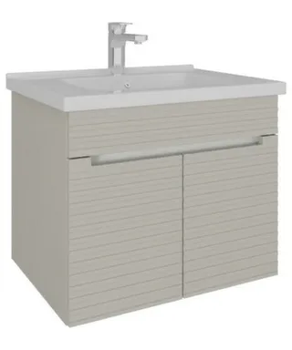 Тумба подвесная Николь Белый снег Шабо 2 двери с умывальником Orbita 1170-60/610, 60 см, AVK в интернет-магазине Akvilon.kz