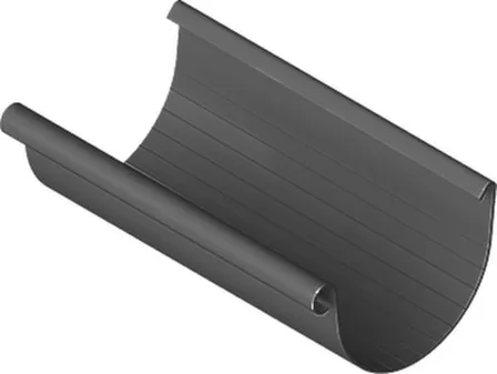 Купить Желоб, ПВХ, 3м, d125мм, графит, АльтаПрофиль в интернет-магазине Akvilon.kz