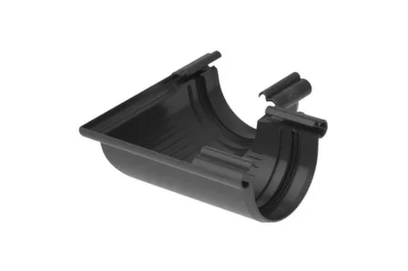 Купить Угол желоба, 90º, ПВХ, графит, АльтаПрофиль в интернет-магазине Akvilon.kz