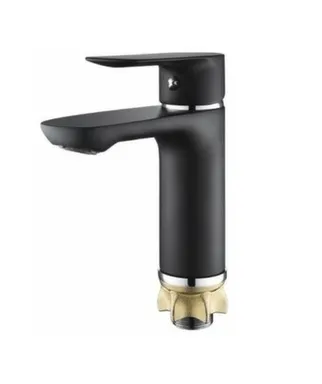 Купить Смеситель для умывальника DV 7-10-FD-F, черный, Divic в интернет-магазине Akvilon.kz