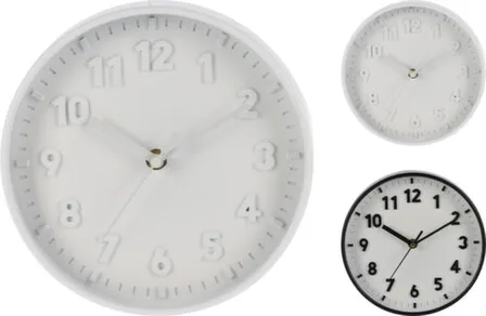 Купить Часы настенные, диам. 20 см, раб. от бат. 1X AA (не в комплекте), в асс, Koopman в интернет-магазине Akvilon.kz