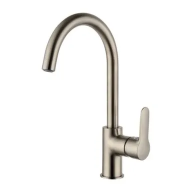 Купить Смеситель д/кухни с высоким гибким изл. и подкл. к фильтру сатин Cuba, Iddis в интернет-магазине Akvilon.kz