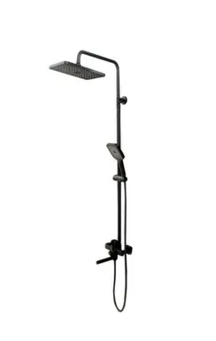 Купить Душевой комплект со смесителем DV 26-8-PD-AB, черный, Divic в интернет-магазине Akvilon.kz