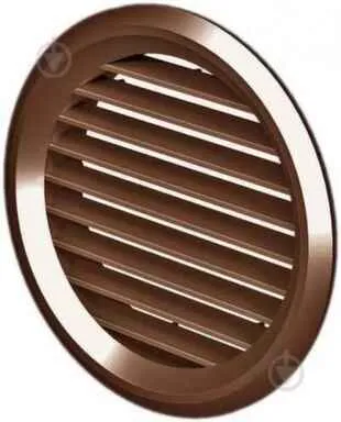 Купить Решётка вентиляционная d50/2 дверная коричневая, Vents в интернет-магазине Akvilon.kz