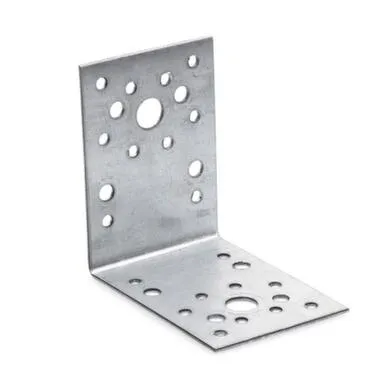 Купить Пластина перф.угловая 90x90x65x2,0мм (белый цинк 1 шт), Стройбат в интернет-магазине Akvilon.kz