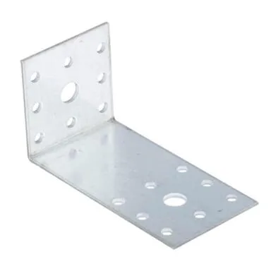 Купить Пластина перф.угловая 40x80x40x2,0мм (белый цинк 1 шт), Стройбат в интернет-магазине Akvilon.kz