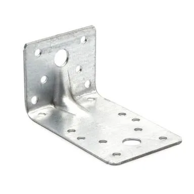 Купить Пластина перф.угловая усил. 50x90x55x2,0мм (белый цинк 1 шт), Стройбат в интернет-магазине Akvilon.kz