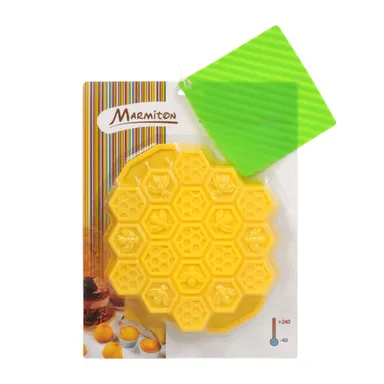 Купить Набор из силикона 2 предмета (форма для выпечки Медовик, подставка под горячее), Marmiton в интернет-магазине Akvilon.kz