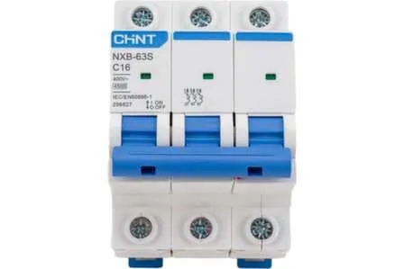 Купить Автомат 3P C16 A 4,5 кA 380В NXB-63s CHINT в интернет-магазине Akvilon.kz