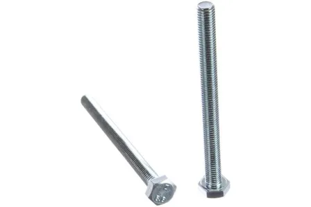 Купить Болт DIN 933 М10x120 (белый цинк 2 шт), Стройбат в интернет-магазине Akvilon.kz