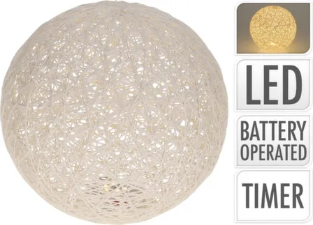 Купить Светильник декоративный Шар, 4 LED-лампы, d20см, Koopman в интернет-магазине Akvilon.kz