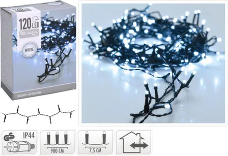 Купить Светильник электрический Гирлянда, 120 LED-ламп, длина 9м, Koopman в интернет-магазине Akvilon.kz