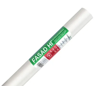 Купить Мембрана ветро-гидрозащитная Fasad НГ, негорючая, 1 м, 75 м2, Megaflex в интернет-магазине Akvilon.kz