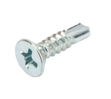 Купить Саморезы для монтажа окон с буром, белый цинк, 3,9x16 мм, 300 шт, Стройбат в интернет-магазине Akvilon.kz