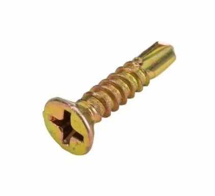 Купить Саморезы для монтажа окон с буром, желтый цинк, 3,9x16 мм, 300 шт, Стройбат в интернет-магазине Akvilon.kz