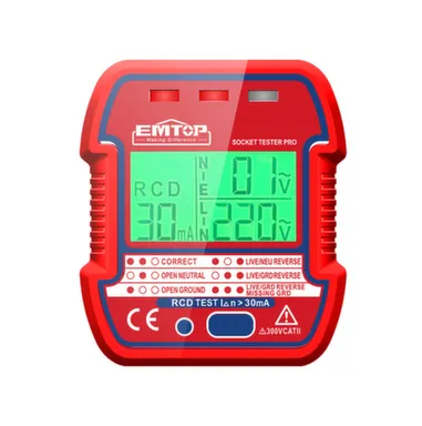 Купить Тестер розеток, EMTOP в интернет-магазине Akvilon.kz