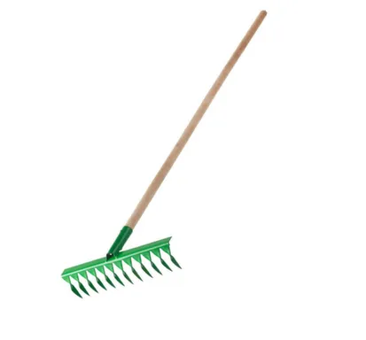 Купить Грабли витые садовые с черенком (14 зубцов), Росток в интернет-магазине Akvilon.kz