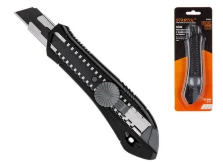 Купить Нож сегментный ST0922 Black Line, 18 мм, Startul в интернет-магазине Akvilon.kz