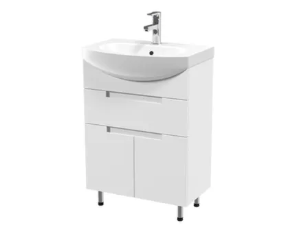 Купить Тумба КВАДРО с умывальником 60 см, Аква Родос в интернет-магазине Akvilon.kz