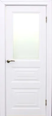 Купить Дверь межкомнатная Мария 3 остекленное Эмаль белая 900 МАРКЕЕВ ДВЕРИ в интернет-магазине Akvilon.kz