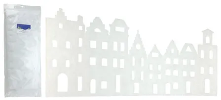 Купить Декорация Домики, 24x195 см, Koopman в интернет-магазине Akvilon.kz