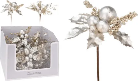 Купить Декорация Цветок на пике, длина 20 см, в ассортименте, Koopman в интернет-магазине Akvilon.kz