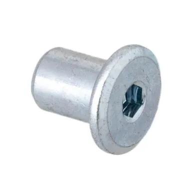 Купить Гайка-втулка плоск. М6x12мм (белый цинк 4 шт) в интернет-магазине Akvilon.kz