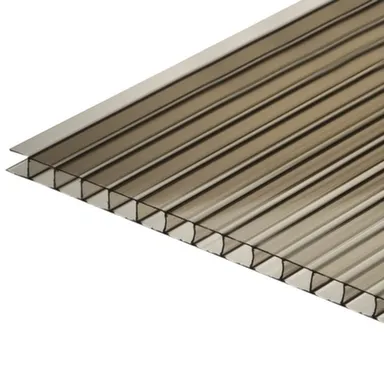 Купить Поликарбонат сотовый Inside Standart 4 мм 2,1x6 м бронзовый, Sellex в интернет-магазине Akvilon.kz