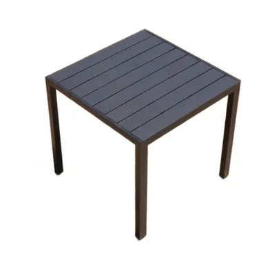 Стол садовый черный 80x80x72 см в интернет-магазине Akvilon.kz