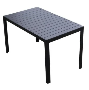 Стол садовый черный 150x90x72 см в интернет-магазине Akvilon.kz