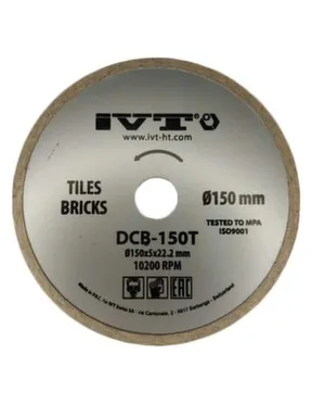 Купить Алмазный диск по кафелю Ø150, IVT в интернет-магазине Akvilon.kz