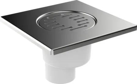 Купить Трап вертикальный 150x150 мм с выпуском d 50 мм, Aquant в интернет-магазине Akvilon.kz