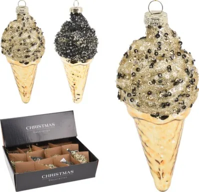 Купить Декорация подвесная Мороженое, длина 13 см, в ассортименте, Koopman в интернет-магазине Akvilon.kz