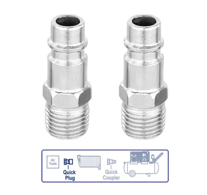 Купить Набор быстросъемных соединителей для пневмоинструмента 2шт в наборе, EMQP2950, EMTOP в интернет-магазине Akvilon.kz