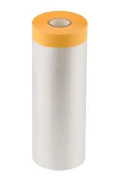 Купить Укрывная пленка с золотистой малярной лентой, 140 см х 33 м, 7 мк, Master Color в интернет-магазине Akvilon.kz