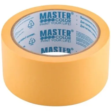 Купить Лента малярная золотистая, рисовая бумага, 48 мм х 25 м, Master Color в интернет-магазине Akvilon.kz