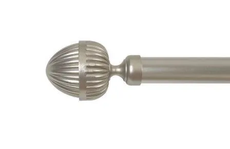 Купить Наконечник ОДЕОН хром матовый D25 (1шт) в интернет-магазине Akvilon.kz