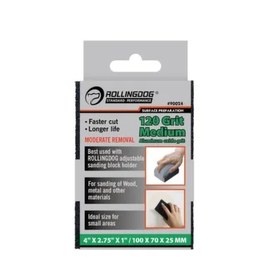 Купить Абразивная губка P120, Medium, Rollingdog в интернет-магазине Akvilon.kz