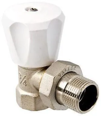 Купить Клапан радиаторный угловой внутр-наруж резьба Valteс 1/2 в интернет-магазине Akvilon.kz