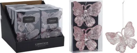 Купить Декорация подвесная Бабочка набор 2шт, Koopman в интернет-магазине Akvilon.kz